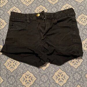 Black American Eagle jean shorts